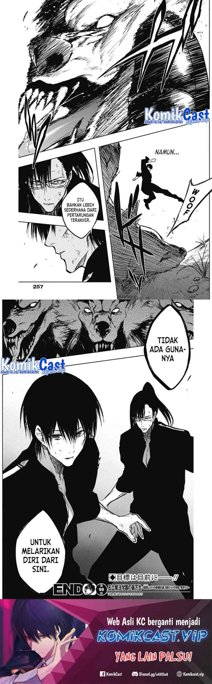 Ouritsu Mahou Gakuen no Saika Sei: Slum Agari no Saikyou Mahoushi, Kizoku darake no Gakuen de Musou suru chapter 98 halaman 10