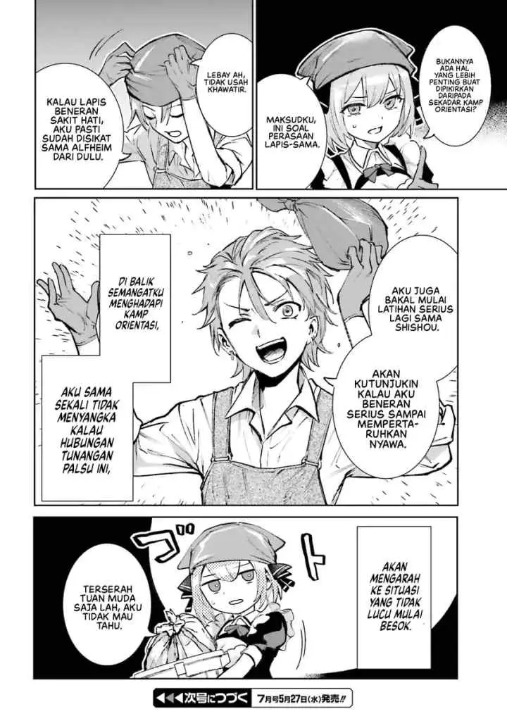 Danshi Kinsei Game Sekai de Ore ga Yarubeki Yuiitsu no Koto - Yuri no Ma ni Hasamaru Otoko to Shite Tensei shite shimaimashita chapter 14 halaman 12