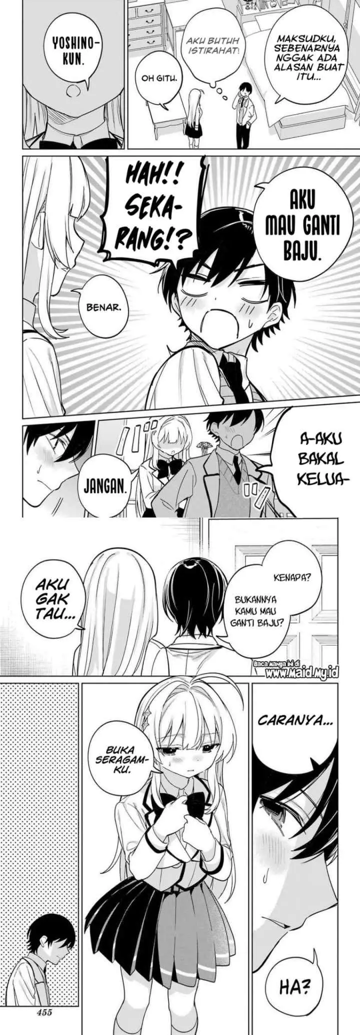 Remote Jugyou ni Nattara Class 1 no Bishoujo to Doukyo Suru Koto ni Natta chapter 17 halaman 8