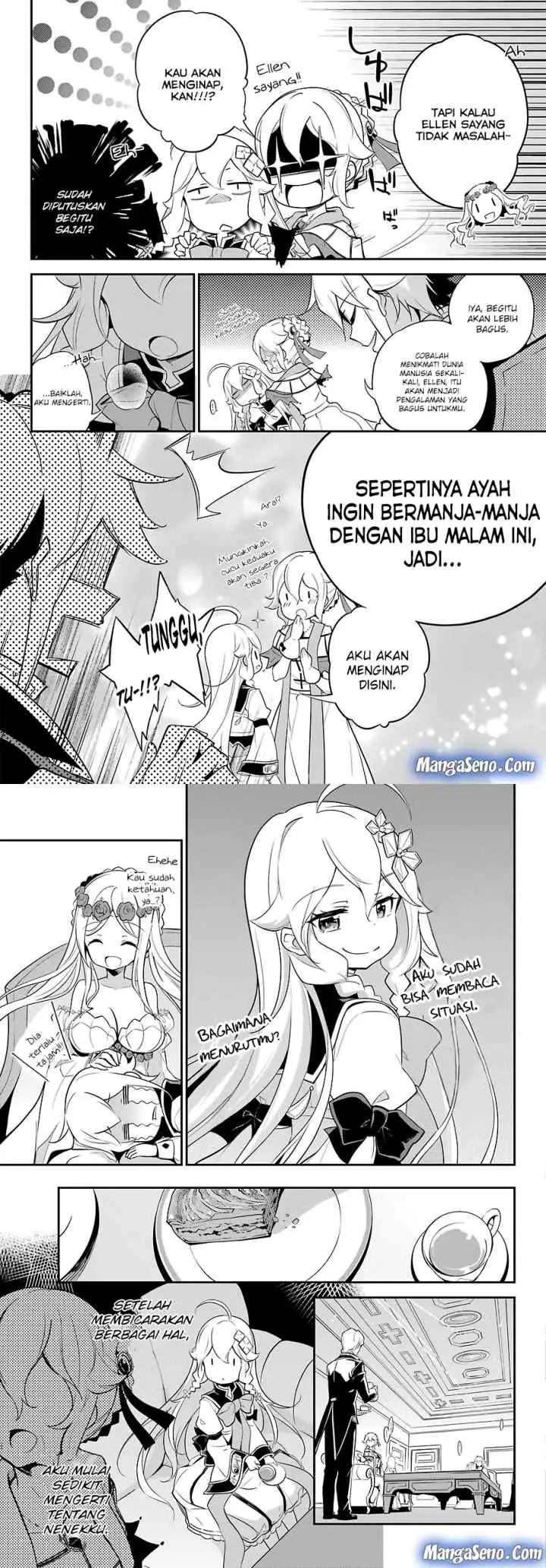 Chichi wa Eiyuu Haha wa Seirei Musume no Watashi wa Tenseisha chapter 8 halaman 6