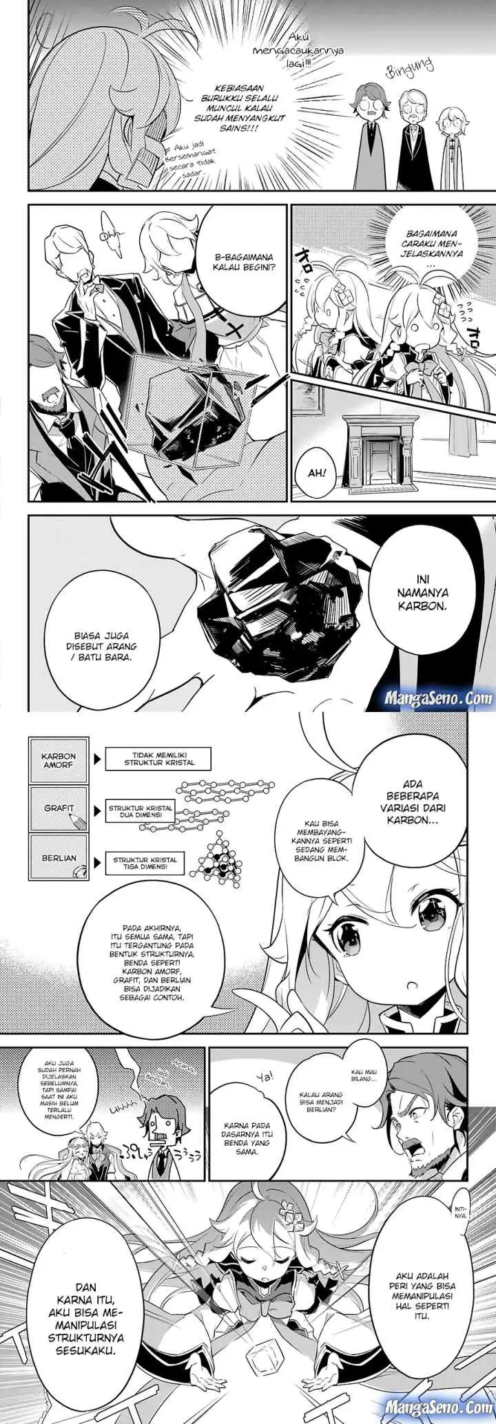 Chichi wa Eiyuu Haha wa Seirei Musume no Watashi wa Tenseisha chapter 8 halaman 8