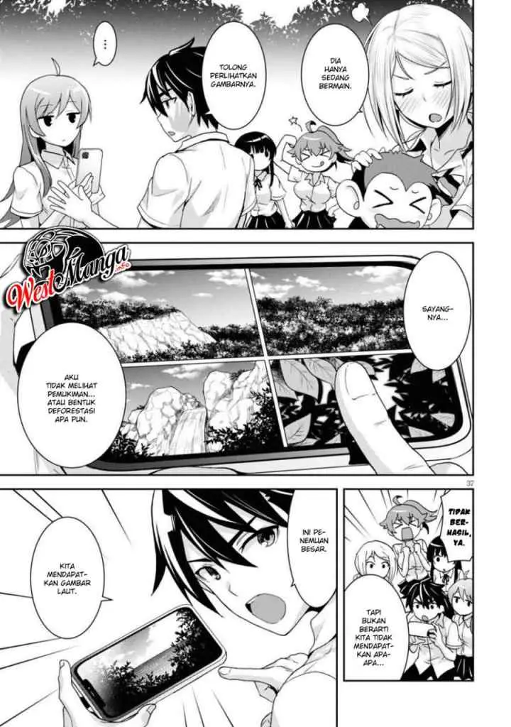 Isekai Yurutto Survival Seikatsu: Gakkou no Minna to Isekai no Mujintou ni Tenishitakedo Ore Dake Rakushou desu chapter 1.3 halaman 10