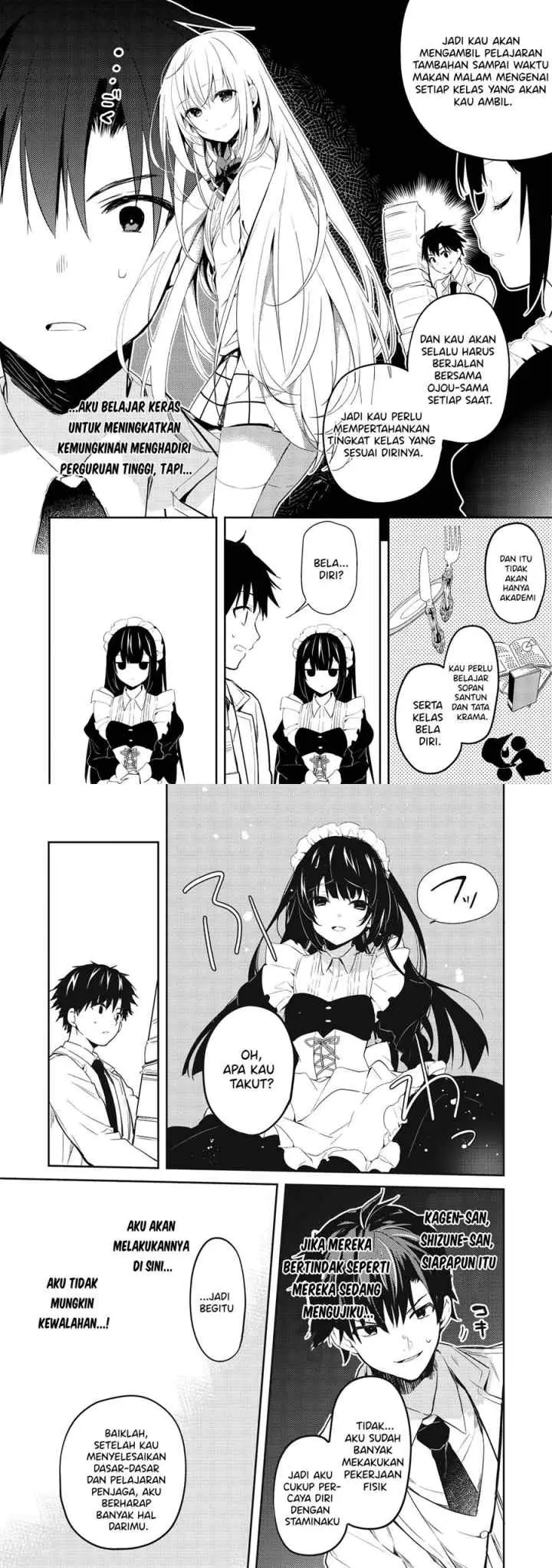 Saijo no Osewa ~Takane no Hana Darakena Meimon Kou de, Gakuin Ichi no Ojou-sama (Seikatsu Noryoku Kaimu) o Kagenagara Osewa suru Koto ni Narimashita~ chapter 2.2 halaman 8