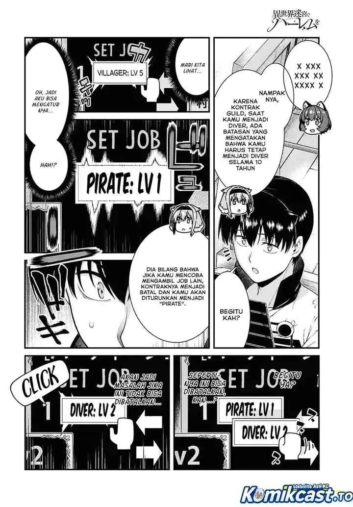 Isekai Meikyuu de Harem wo chapter 104 halaman 6