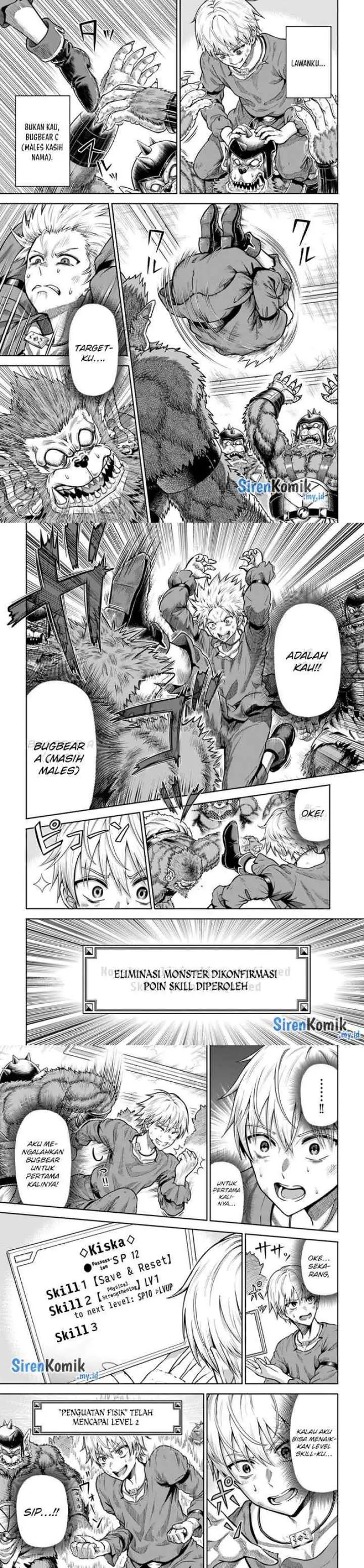 Dungeon ni Hisomu Yandere na Kanojo ni Ore wa Nando mo Korosareru chapter 3 halaman 8