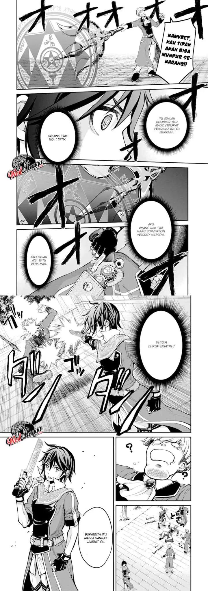 Saisoku Musou No B-Kyuu Mahou Tsukai: Ippatsu Utareru Mae Ni Senpatsu Uchikaesu! chapter 4.1 halaman 7