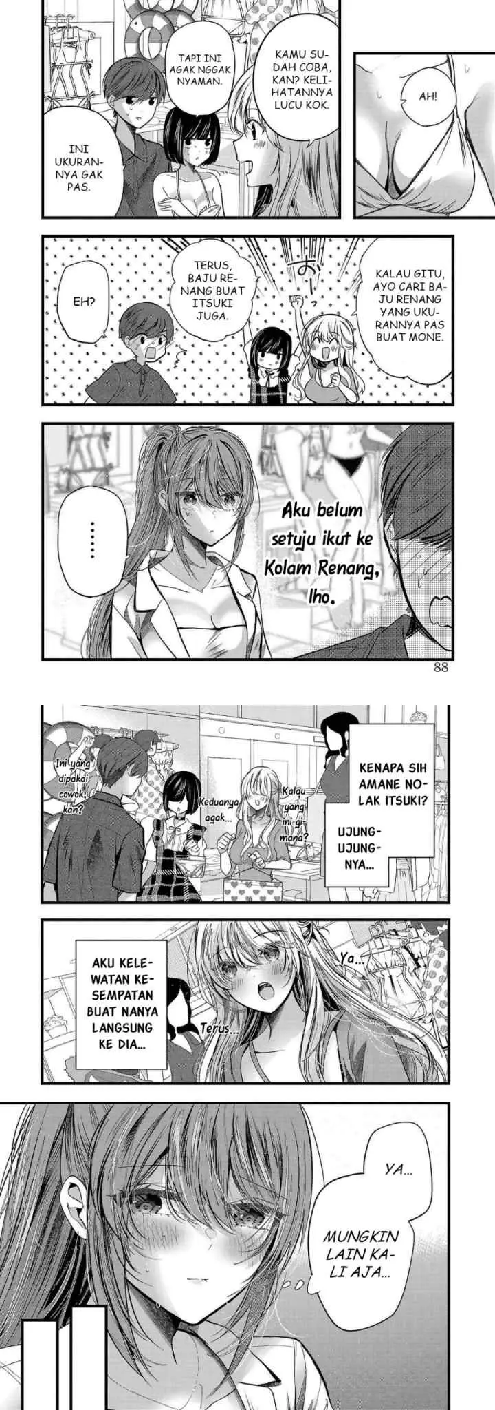 Kimi ni Koisuru Sanshimai chapter 17 halaman 4