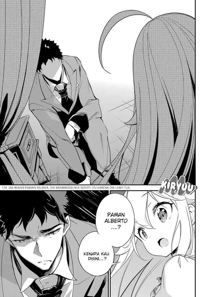 Chichi wa Eiyuu Haha wa Seirei Musume no Watashi wa Tenseisha chapter 9 halaman 7