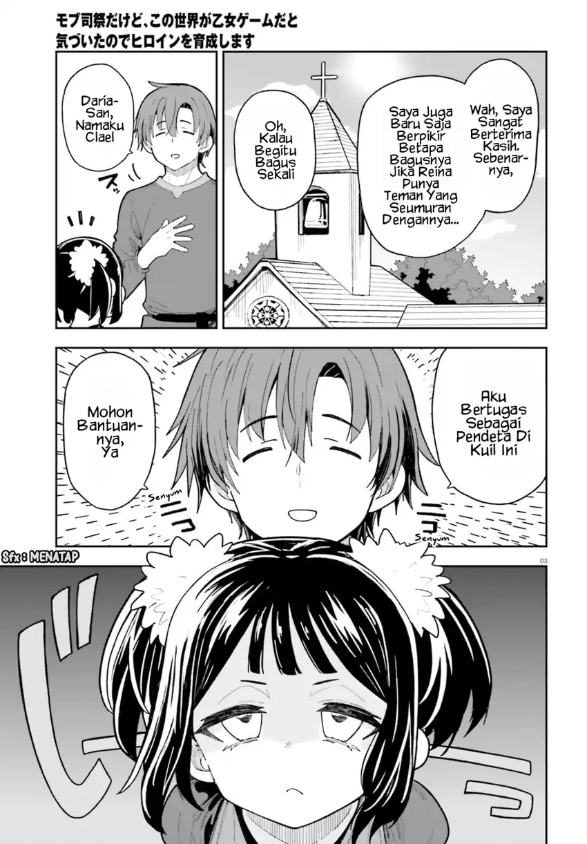 Mob Shisai Dakedo, Kono Sekai ga Otome Game dato Kizuita node Heroine wo Ikusei Shimasu chapter 10 halaman 4