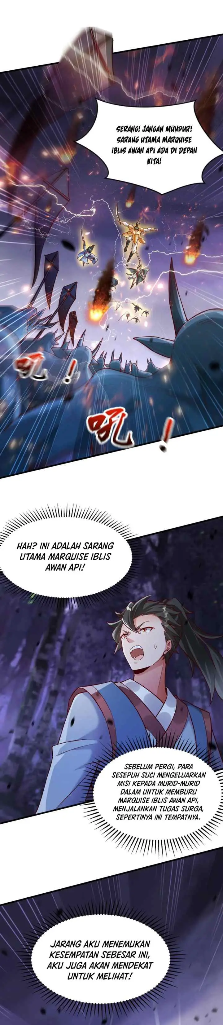I Scared the Divine Lord as I handed over the Ancient Immortal Pill chapter 58 halaman 12