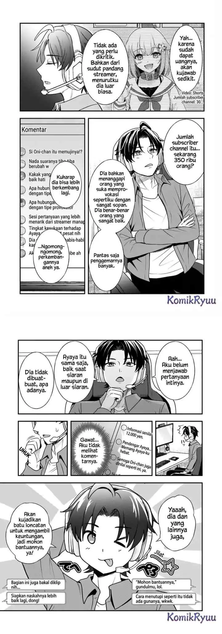 Aori-kei Game Haishinsha (Hatachi), Haishin no Kiri Wasure ni Yori Ii Hito Baresuru chapter 6 halaman 12