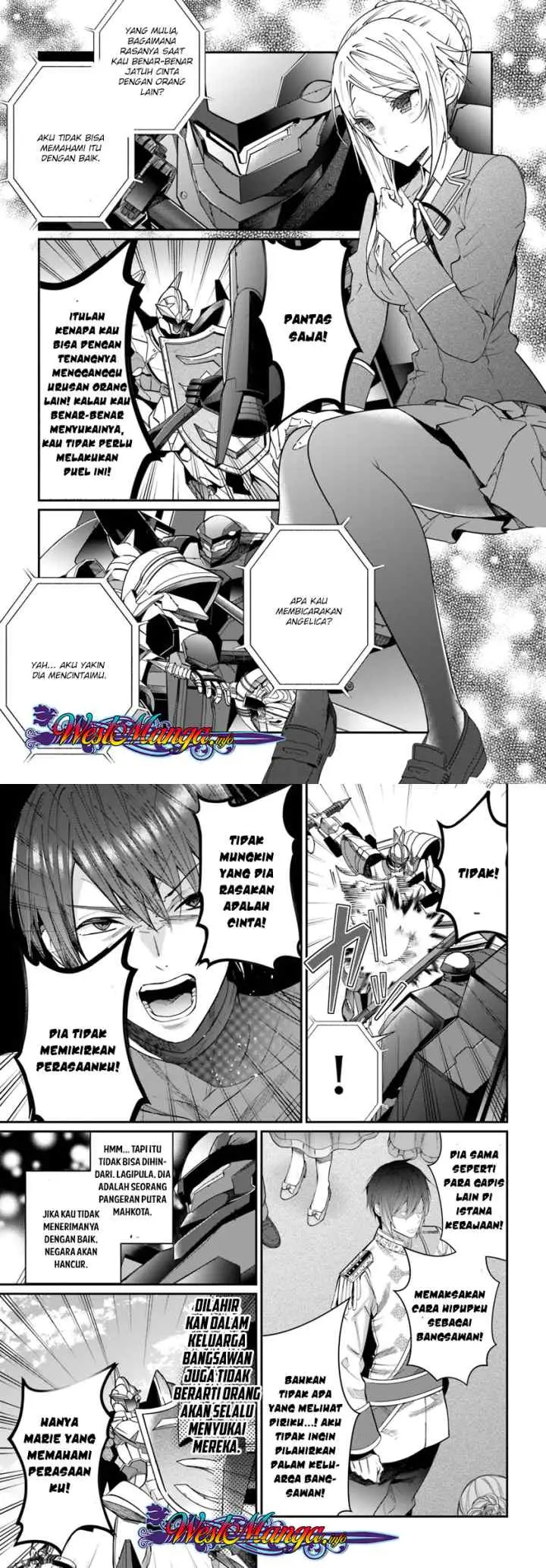 Otome Game Sekai wa Mob ni Kibishii Sekai Desu chapter 10.2 halaman 9