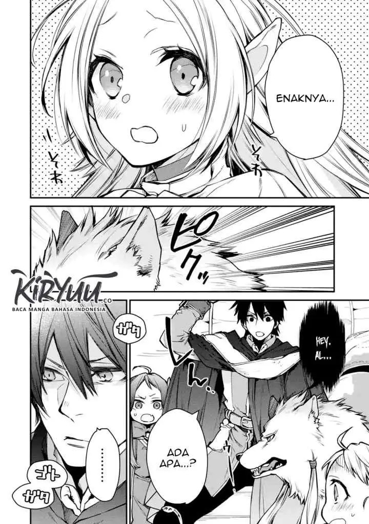 Saikyou no Madoshi. Hisa ni Ya wo Ukete Shimatta no de Inaka no Eihei ni Naru chapter 8.1 halaman 7
