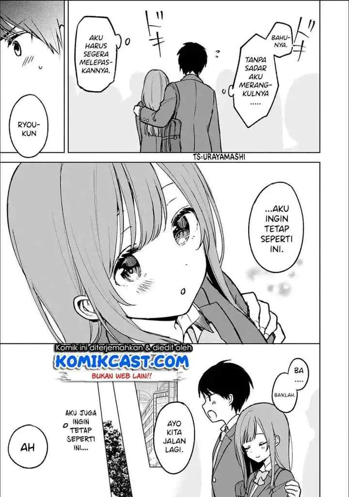 Chikan Saresou ni Natteiru S-kyuu Bishoujo wo Tasuketara Tonari no Seki no Osanajimi datta chapter 19.1 halaman 7