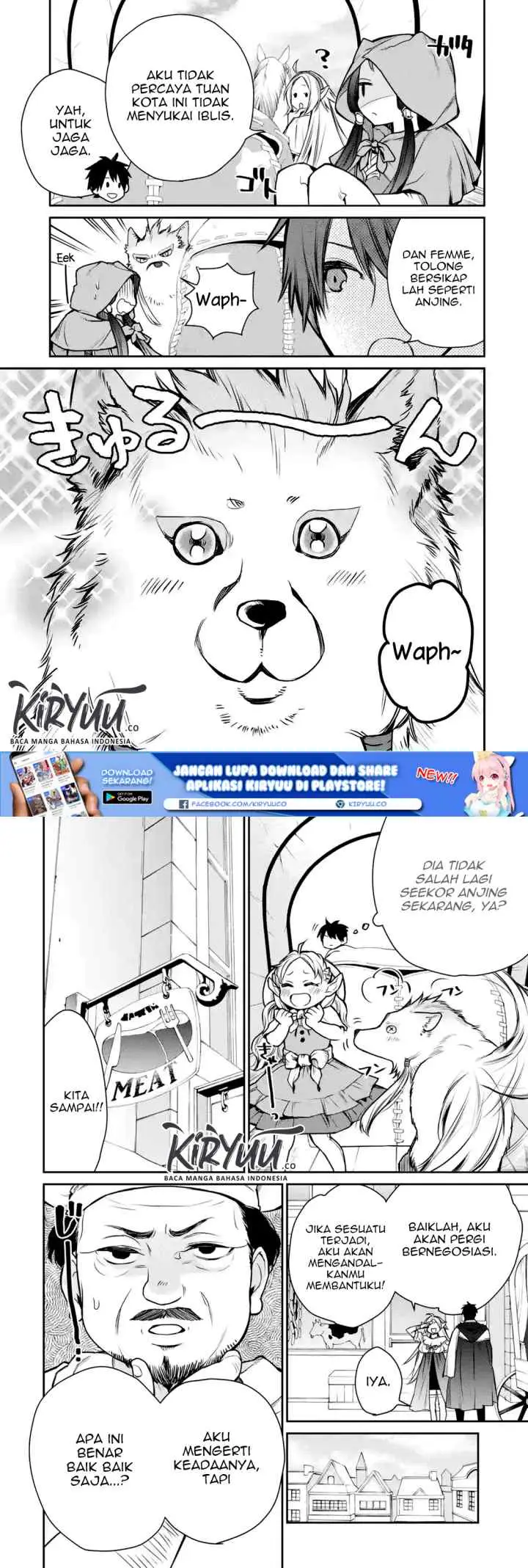 Saikyou no Madoshi. Hisa ni Ya wo Ukete Shimatta no de Inaka no Eihei ni Naru chapter 8.3 halaman 12
