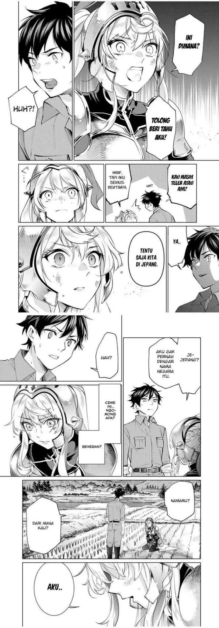 Tanbo de Hirotta Onna Kishi, Inaka de Ore no Yome da to Omowareteiru chapter 1 halaman 9