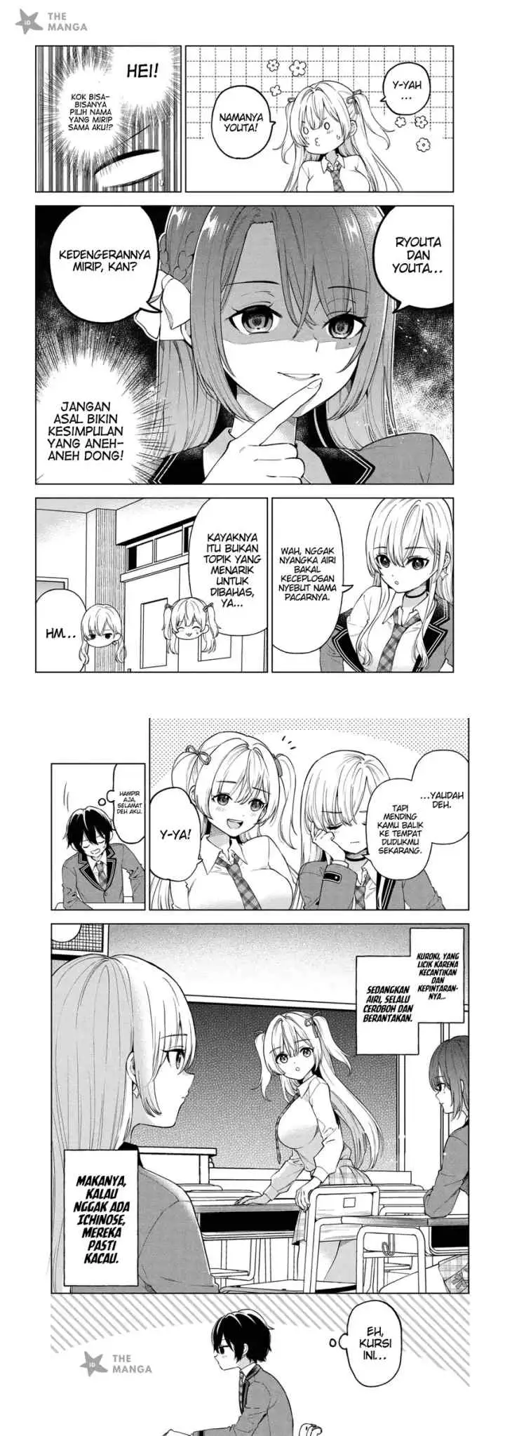 Inkyaa no ore ga sekigae de S-kyuu bishoujo ni kakomaretara himitsu no kankei ga hajimatta chapter 4 halaman 14