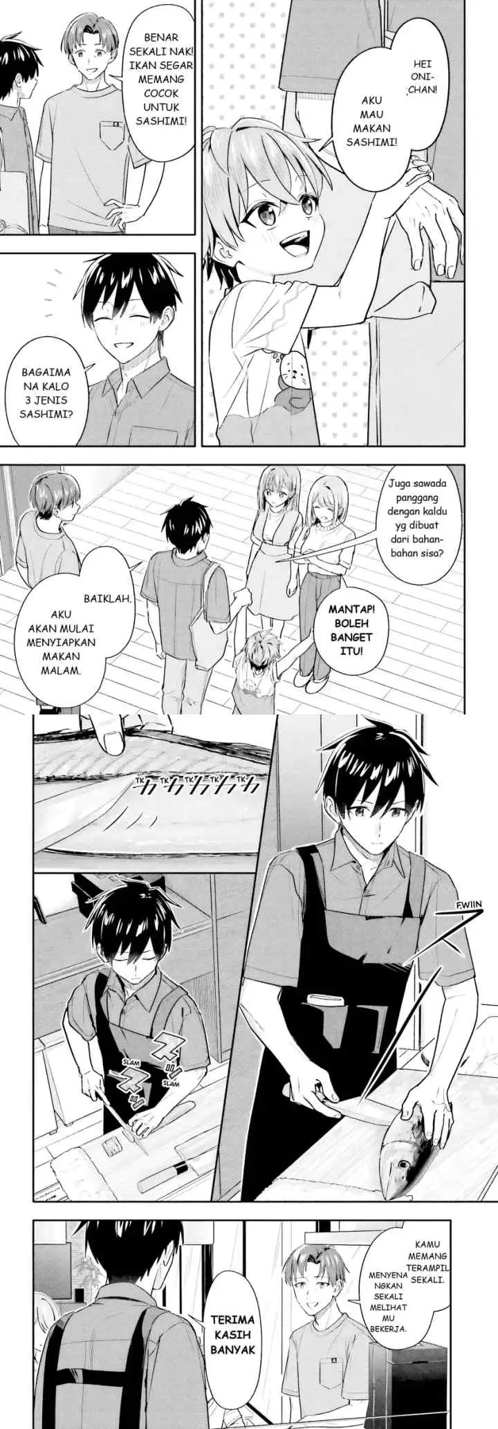 Kajidaikou no Arbeit wo Hajimetara Gakuen Ichi no Bishoujo no Kazoku ni Kiniirarechaimashita chapter 10 halaman 4