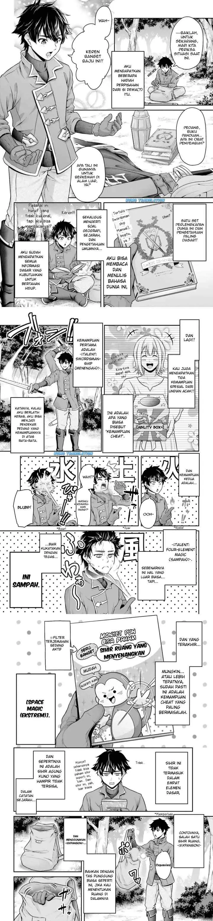 Tensei Shita Kuukan Mahoutsukai wa Shoutai Kakushite Medachitai! chapter 1 halaman 5