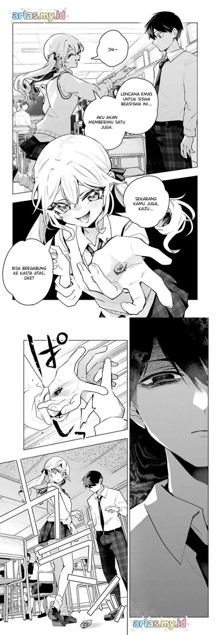 Anta to Osananajimitte dake demo Iyananoni! ~Zekkou kara Hajimaru S-kyuu Bishoujo to no Gakuen Nariagari Seikatsu~ chapter 12 halaman 4