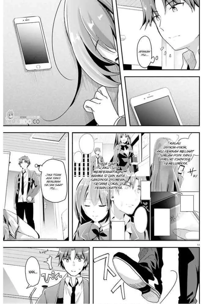 Youkoso Jitsuryoku Shijou Shugi no Kyoushitsu e chapter 46 halaman 12
