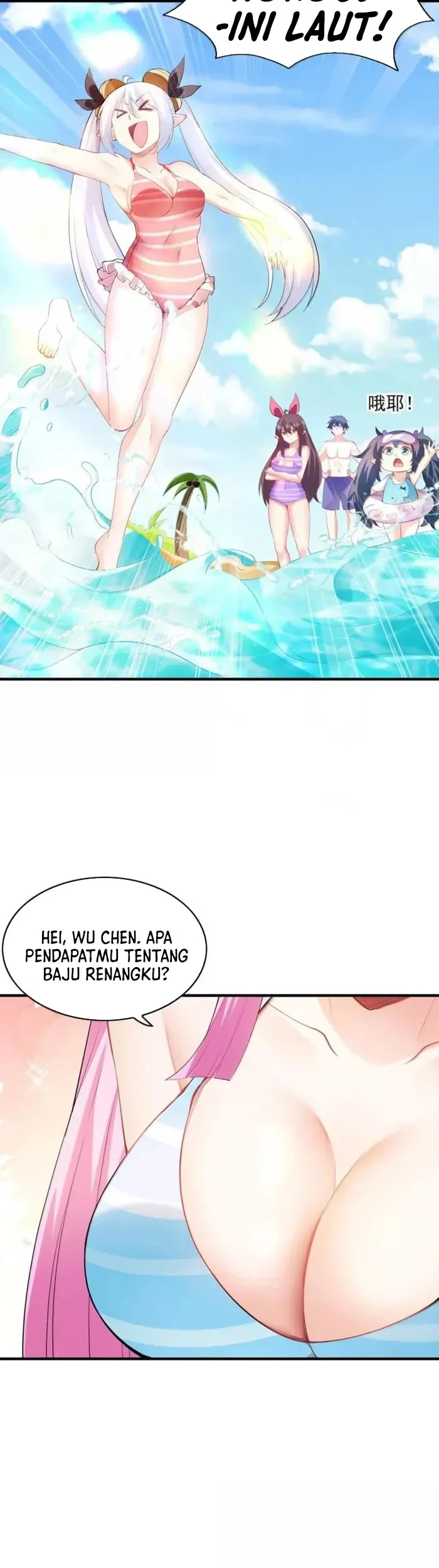My Harem Is Entirely Female Demon Villains chapter 171 halaman 12