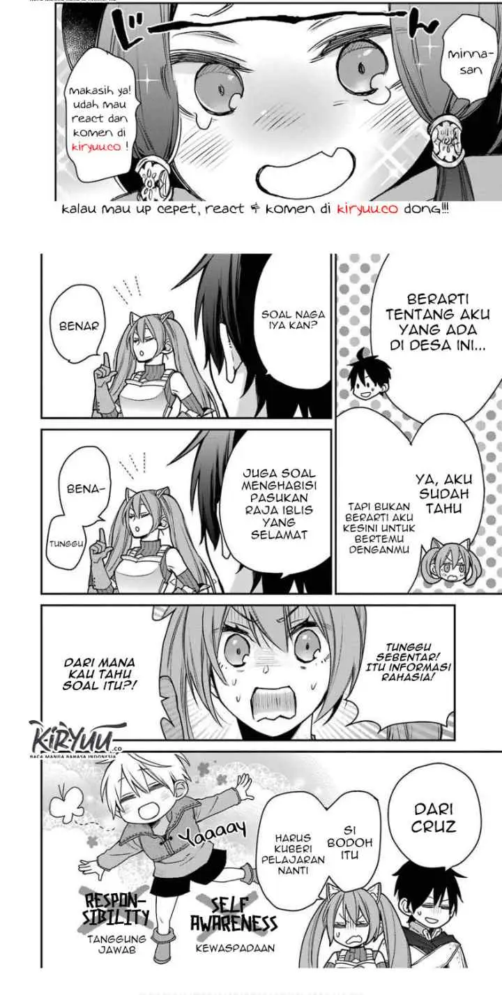 Saikyou no Madoshi. Hisa ni Ya wo Ukete Shimatta no de Inaka no Eihei ni Naru chapter 14.3 halaman 5