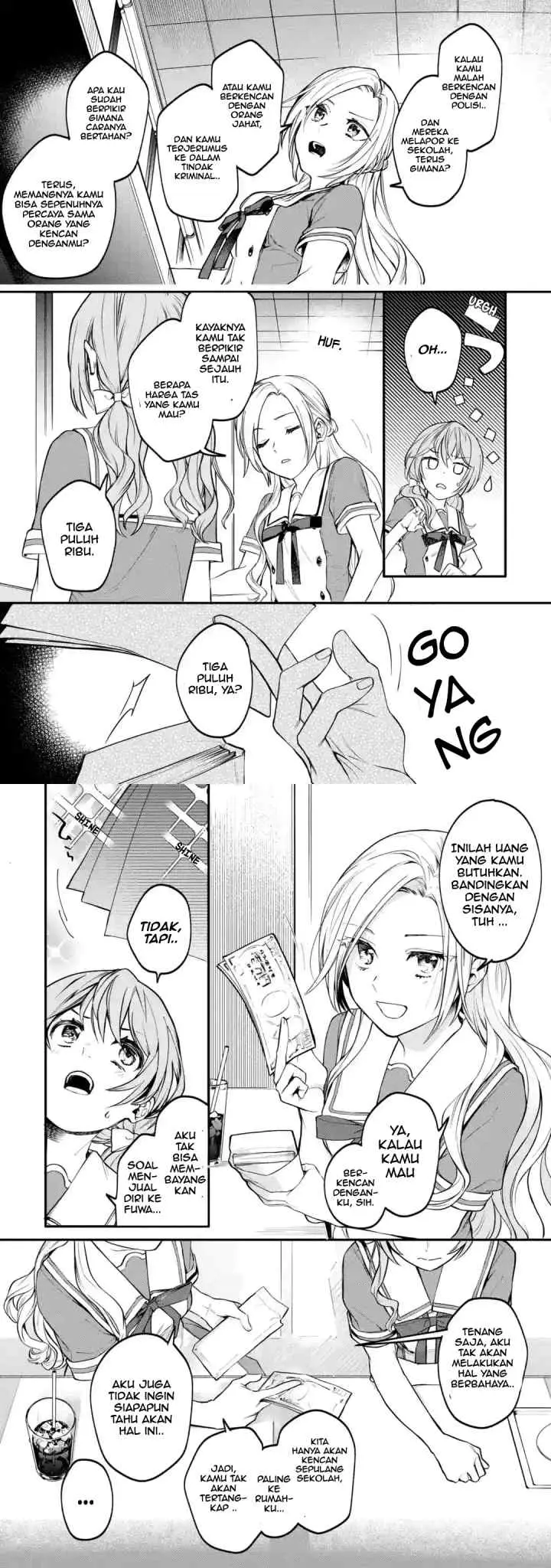 Onna Doushi to ka Arienai deshou to Iiharu Onna no ko wo, Hyakunichi kan de Tetteiteki ni Otosu Yuri no Ohanashi chapter 1 halaman 13