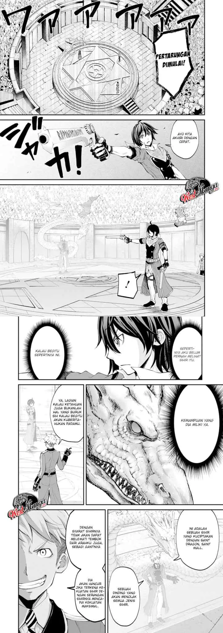 Saisoku Musou No B-Kyuu Mahou Tsukai: Ippatsu Utareru Mae Ni Senpatsu Uchikaesu! chapter 7 halaman 6