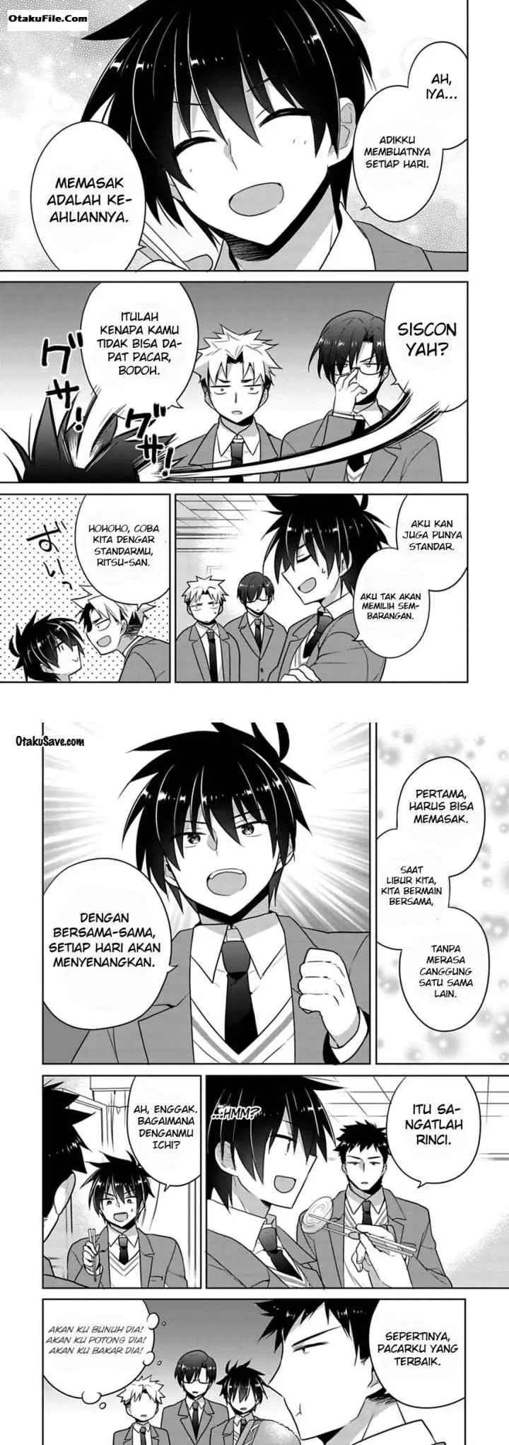 Siscon Ani to Brocon Imouto ga Shoujiki ni Nattara chapter 1 halaman 7