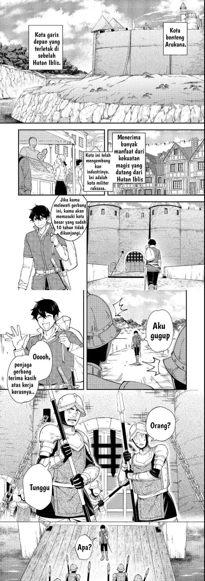Hirotta Dorei-tachi ga Tabi datte Haya Juunen, Naze ka Ore ga Densetsu ni Natteita chapter 2 halaman 10