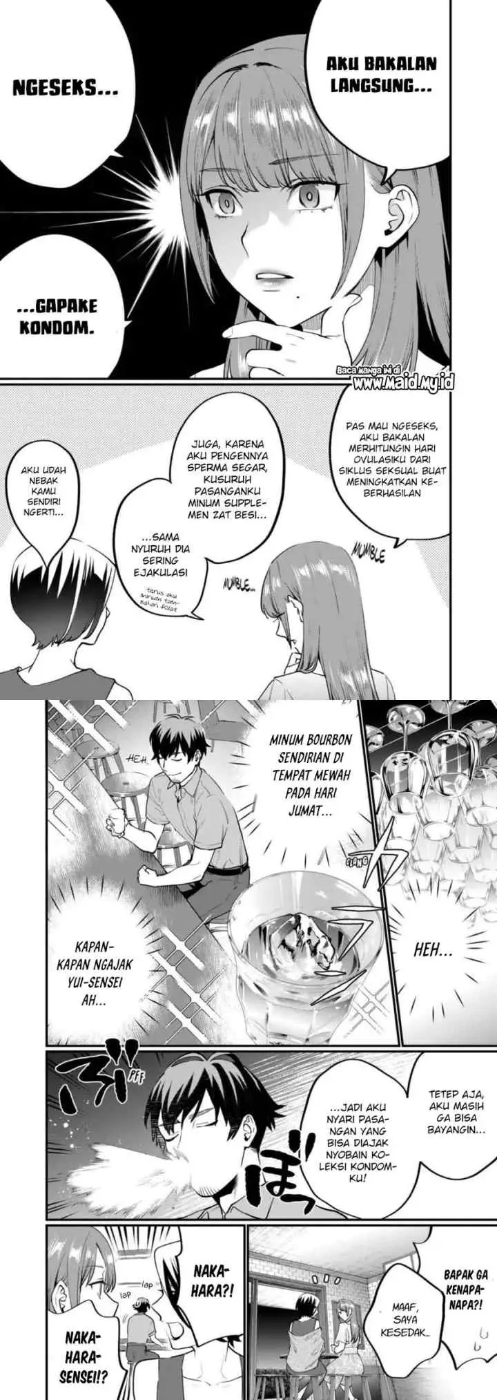 Sensei de ￮￮ shicha ikemasen! chapter 16.1 halaman 8