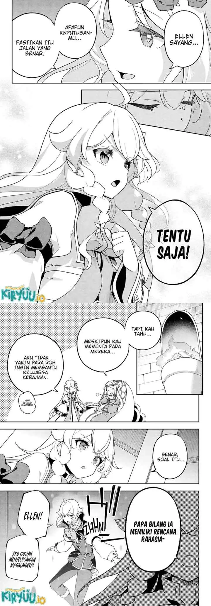 Chichi wa Eiyuu Haha wa Seirei Musume no Watashi wa Tenseisha chapter 72 halaman 12