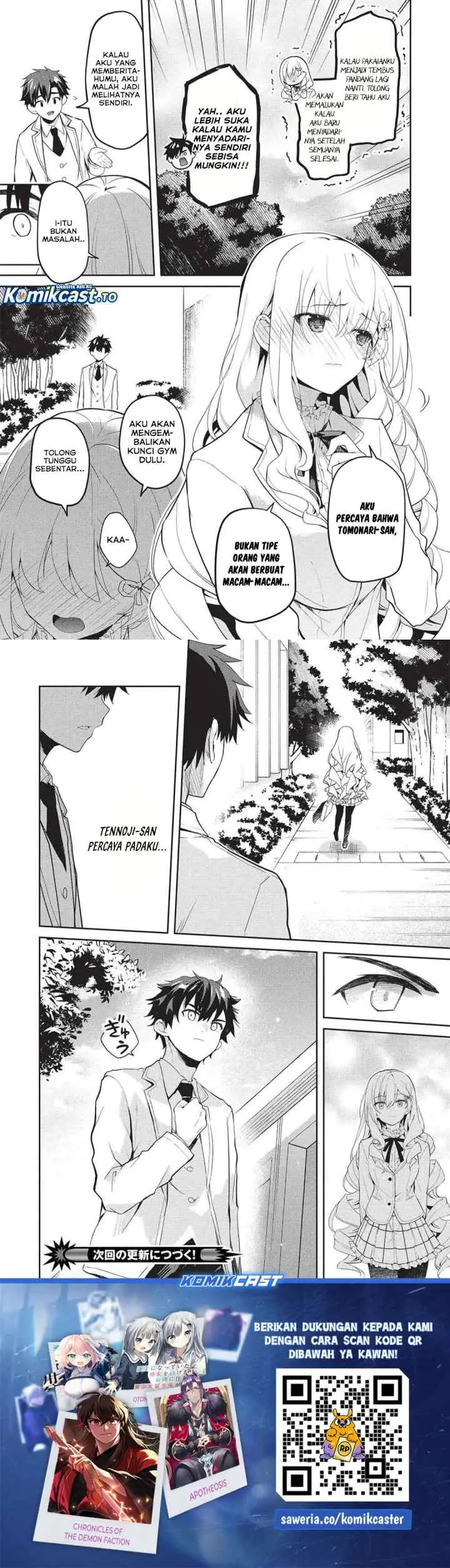 Saijo no Osewa ~Takane no Hana Darakena Meimon Kou de, Gakuin Ichi no Ojou-sama (Seikatsu Noryoku Kaimu) o Kagenagara Osewa suru Koto ni Narimashita~ chapter 33 halaman 11