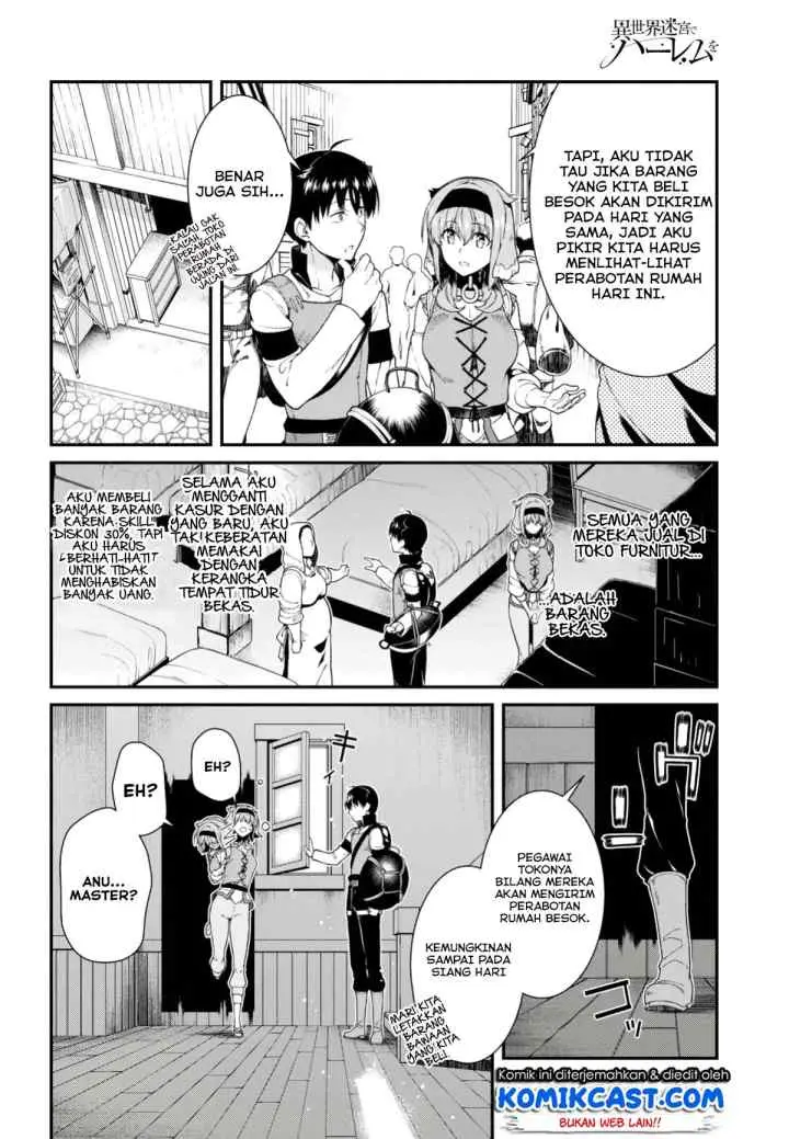 Isekai Meikyuu de Harem wo chapter 25 halaman 5