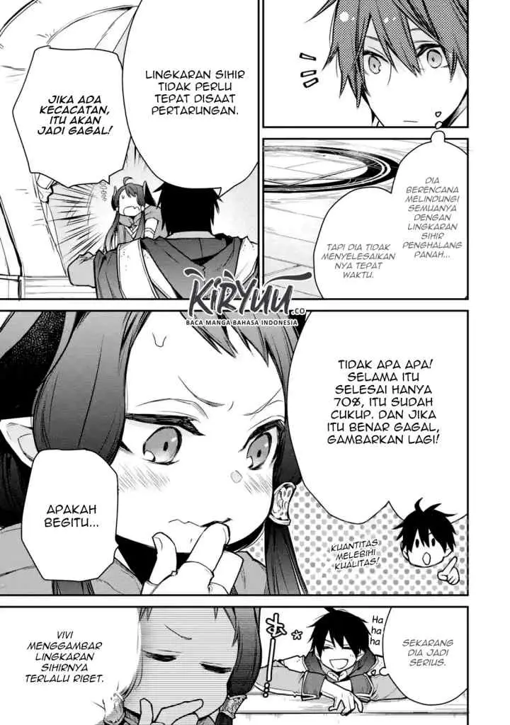 Saikyou no Madoshi. Hisa ni Ya wo Ukete Shimatta no de Inaka no Eihei ni Naru chapter 8.2 halaman 8