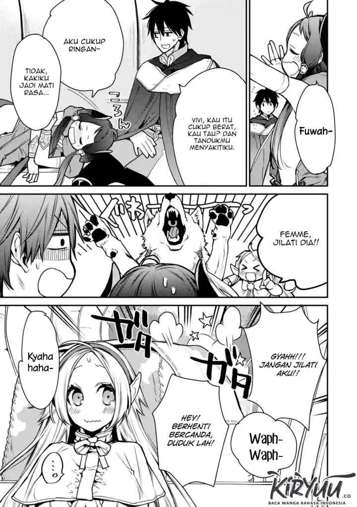 Saikyou no Madoshi. Hisa ni Ya wo Ukete Shimatta no de Inaka no Eihei ni Naru chapter 8.1 halaman 6