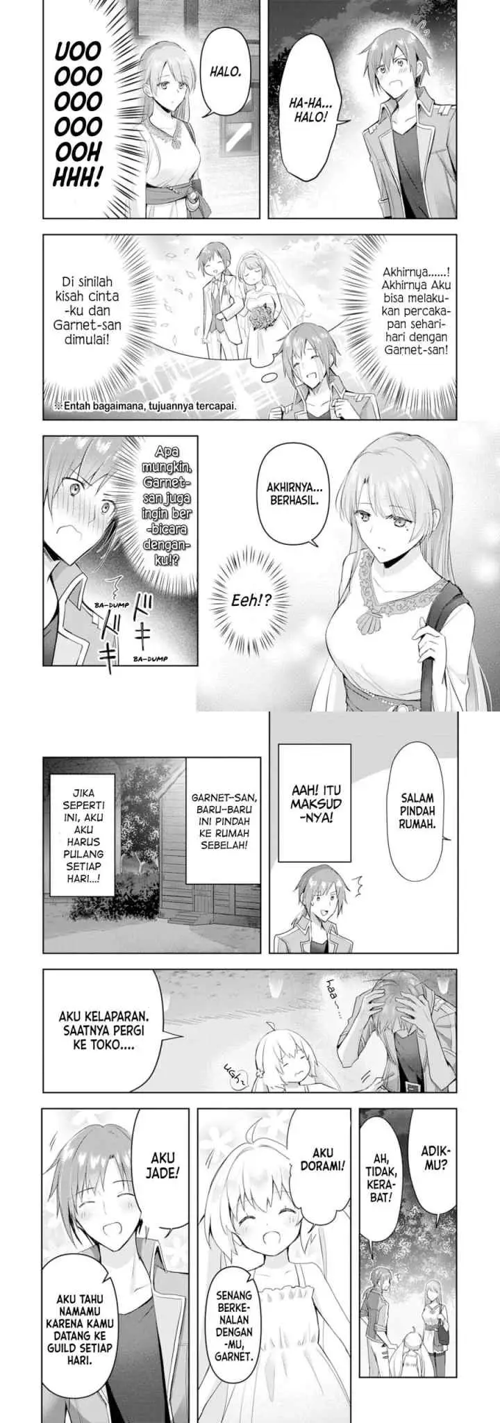 Uketsukejo ni Kokuhaku Shitakute Girudo ni Kayoitsumetara Eiyu ni Natteta chapter 3 halaman 9