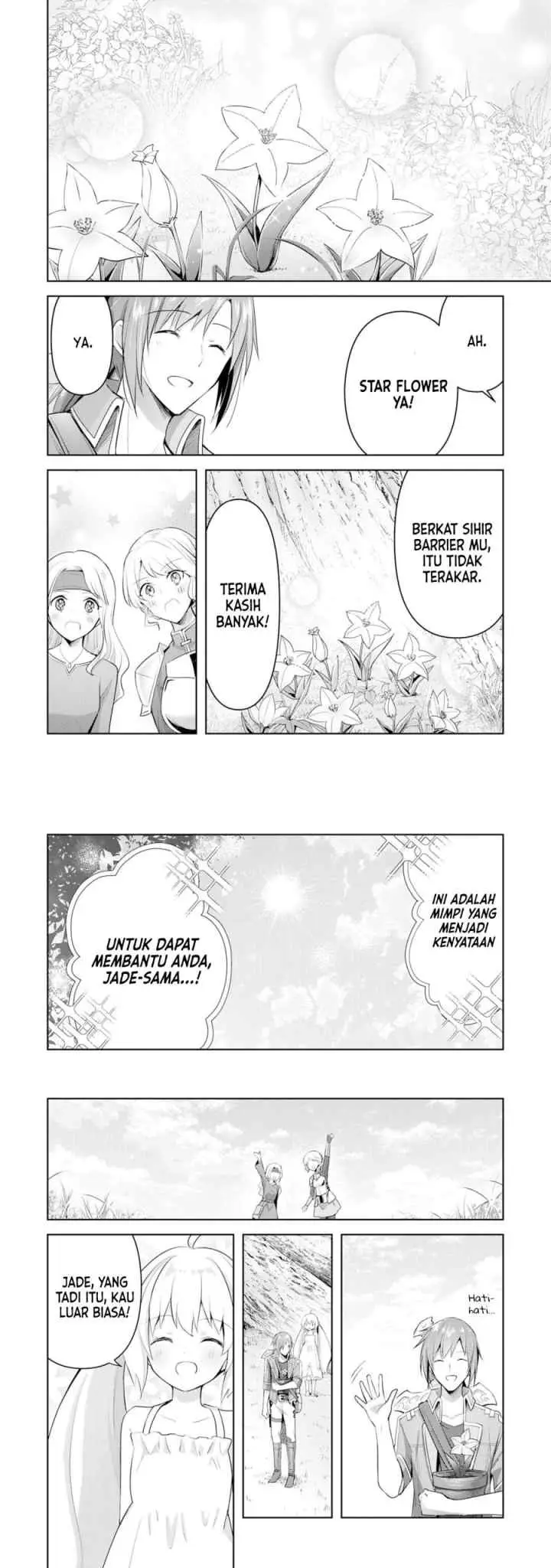 Uketsukejo ni Kokuhaku Shitakute Girudo ni Kayoitsumetara Eiyu ni Natteta chapter 4 halaman 4