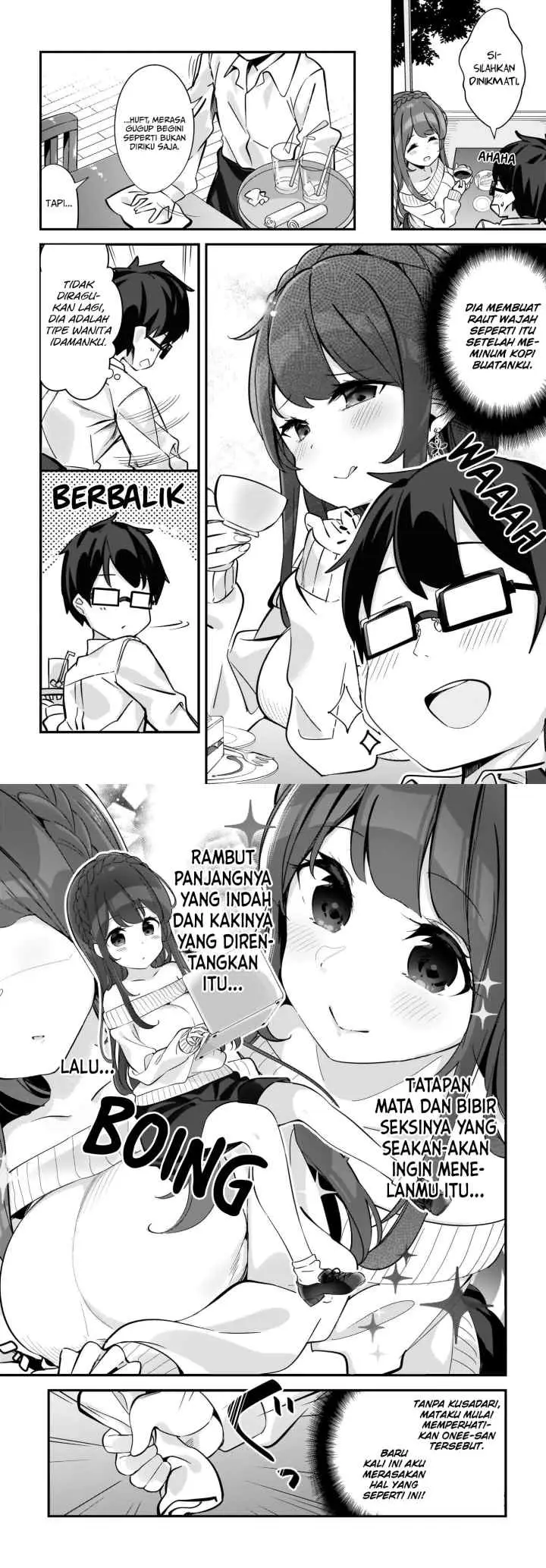 Hayasegawa-kun to Megami na Onee-san chapter 1 halaman 6