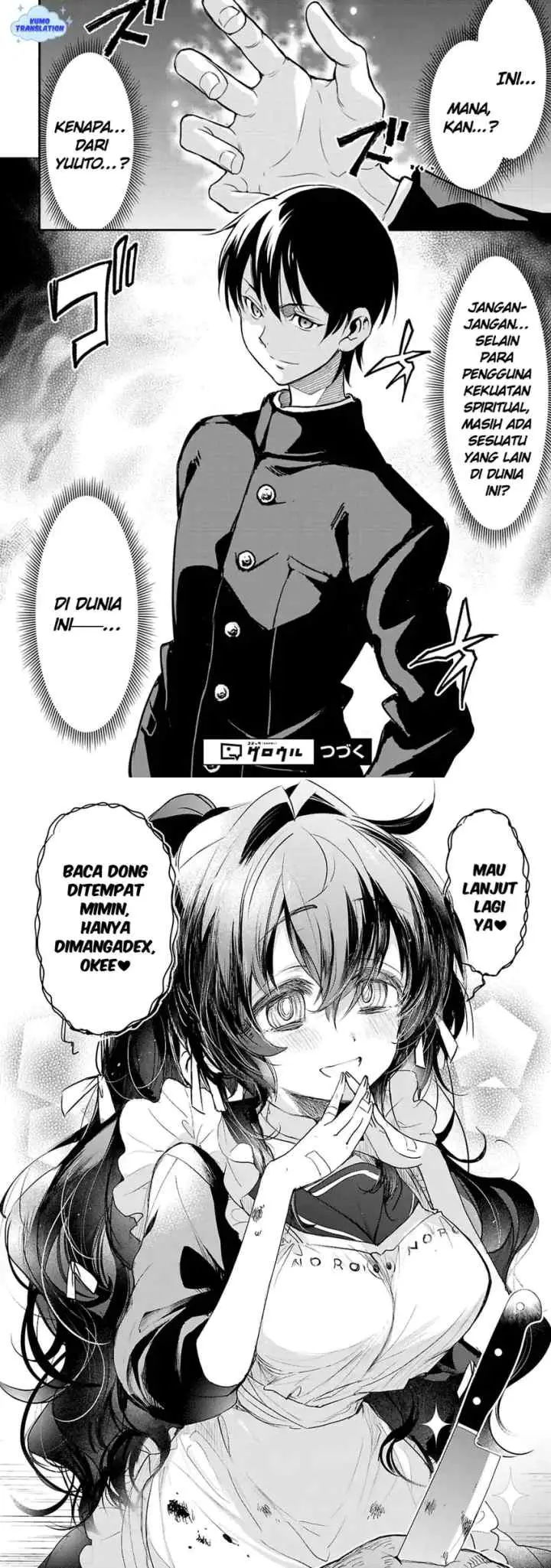 Isekai kara Kikan Shitara Chikyuu mo Kanari Fantajii Deshita. Ato, Makeheroin-domo Kocchi Minna chapter 3 halaman 12