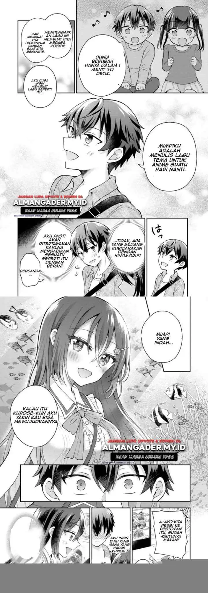 Tonari no Seki no Inkya Joshi ga Oshi Utaite Datta - Ore no Kyoku wo Uttatekure! chapter 4.1 halaman 9