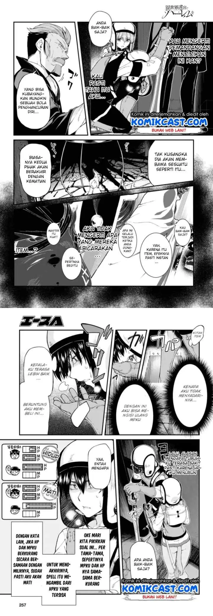Isekai Meikyuu de Harem wo chapter 21 halaman 6