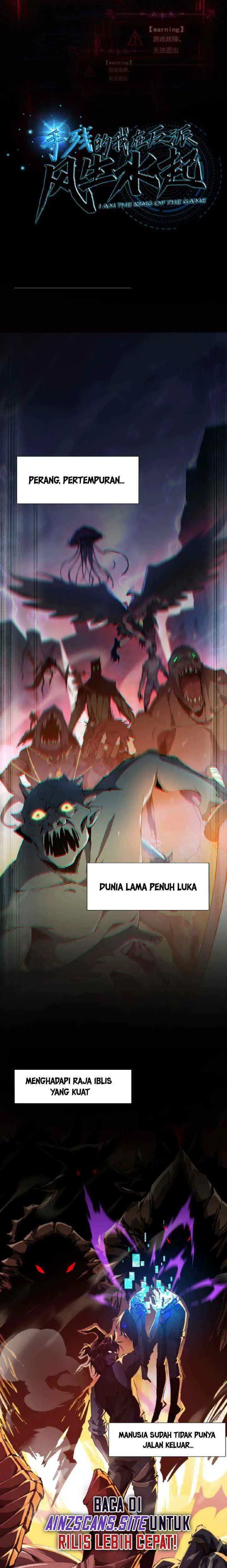 Clumsy Me Rising in the Villain's Camp I am the King of the Game chapter 0 halaman 4