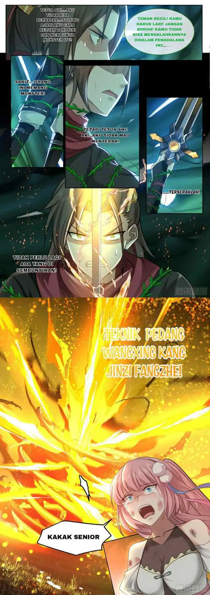 The Villain's Senior Brother And His Junior Sisters Are All Yanderes chapter 49 halaman 10
