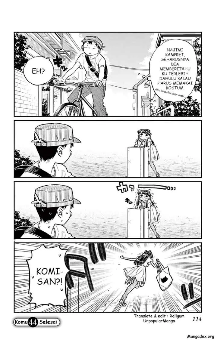 Komi-san wa Komyushou Desu chapter 44 halaman 7