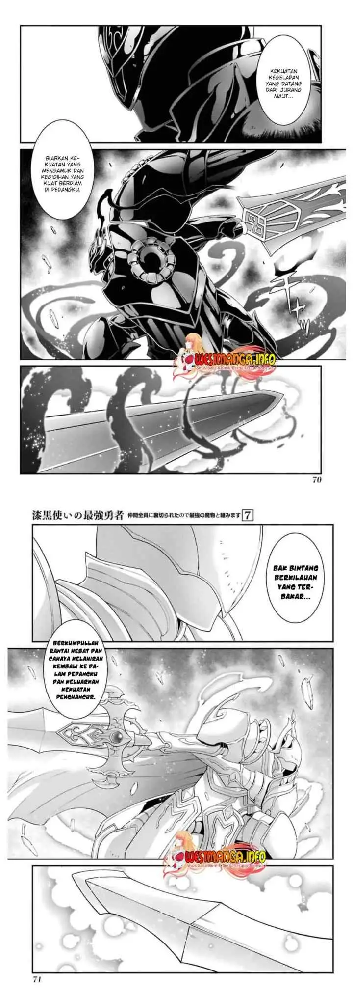 Shikkoku Tsukai no Saikyo Yusha Nakama Zen'in ni Uragira Retanode Saikyo no Mamono chapter 34 halaman 4