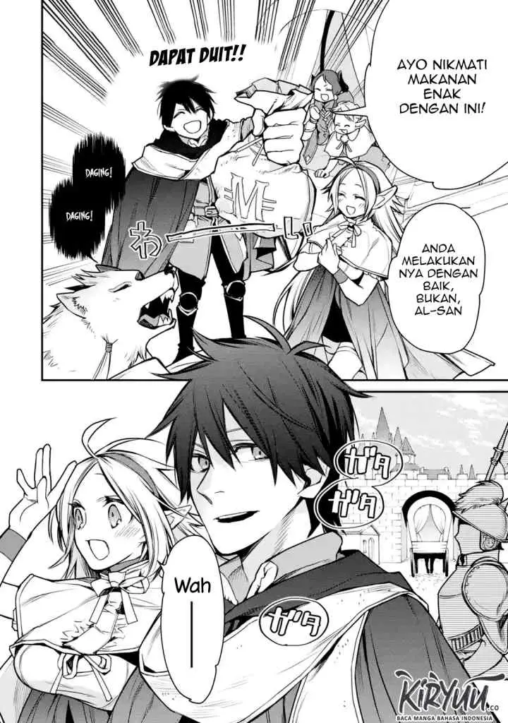 Saikyou no Madoshi. Hisa ni Ya wo Ukete Shimatta no de Inaka no Eihei ni Naru chapter 8.2 halaman 14