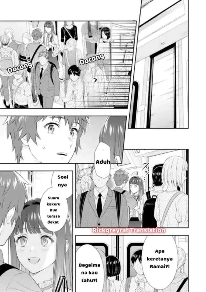 Toumei na Yoru ni Kakeru-kun to, Me ni Mienai Koi wo Shita chapter 4.1 halaman 7