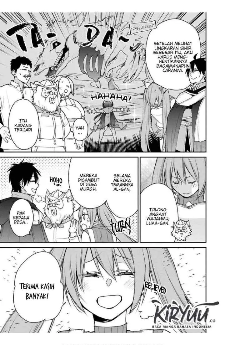 Saikyou no Madoshi. Hisa ni Ya wo Ukete Shimatta no de Inaka no Eihei ni Naru chapter 15.1 halaman 4